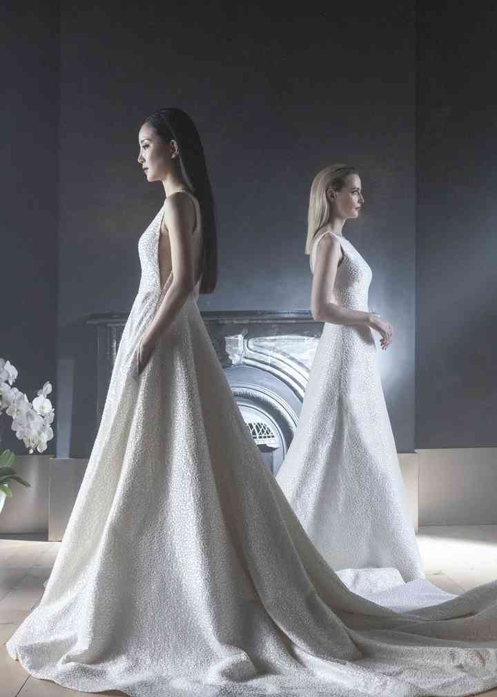 wedding dress backless mermaid