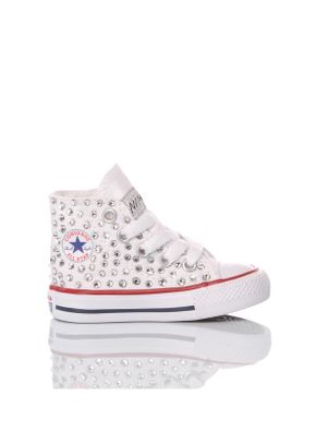 CONVERSE BABY SWAROVSKI WHITE , 1017