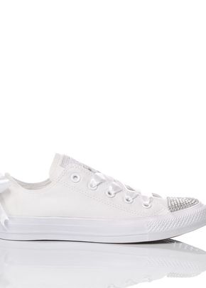 converse swarovski lady white ox, 1017