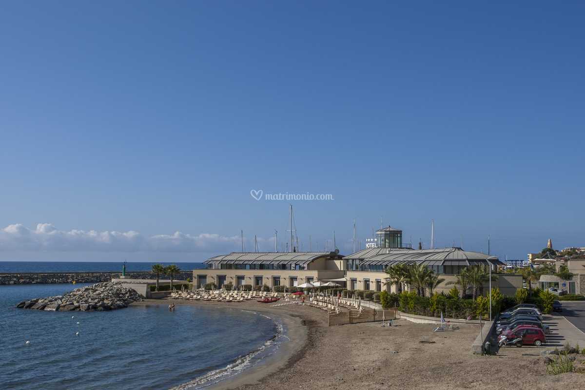 Spiaggia Privata Di Hotel Riviera Dei Fiori Foto 12