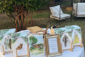 Live Painting - Wedding Italy Residence