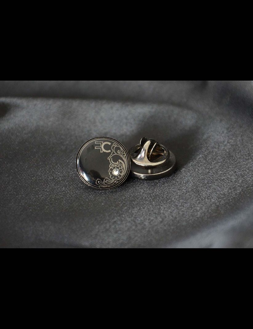 Boucles D'oreilles Vintage En Métal Avec Nacre Dorée - Thème Mariage - Occasion