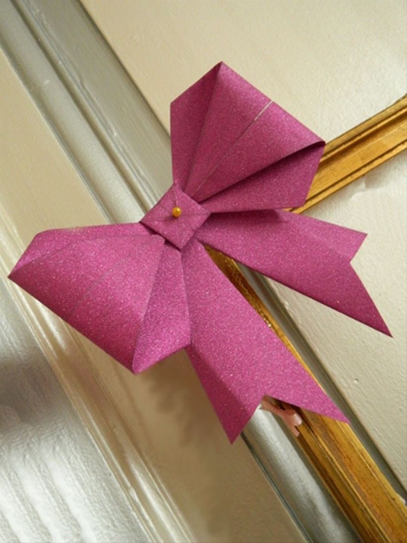 Fiocchi fai da te con origami il tutorial