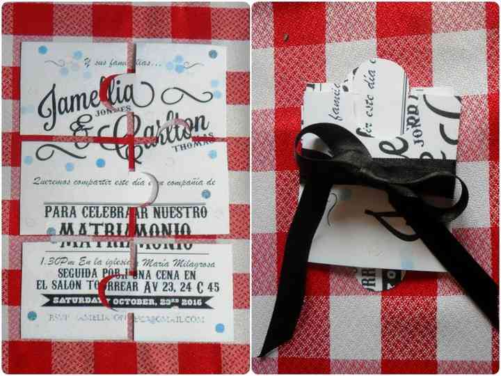 Partecipazioni Per Matrimonio Fai Da Te Inviti In Stile Puzzle