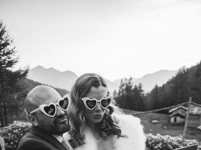 Il matrimonio di Simone e Valentina a Courmayeur, Aosta 95