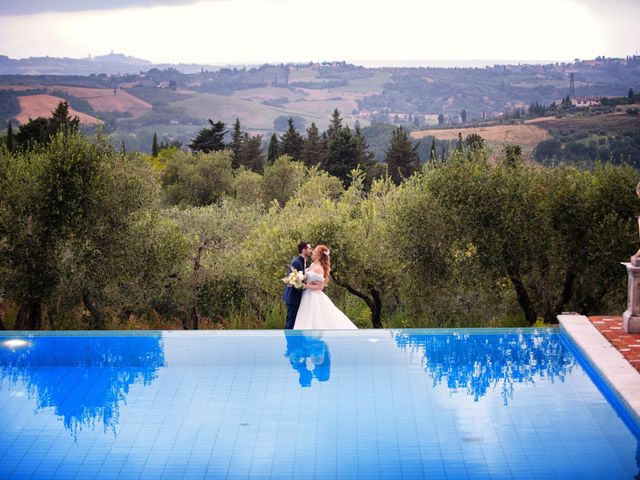 Il matrimonio di Enrico e Linda a Montespertoli, Firenze 1