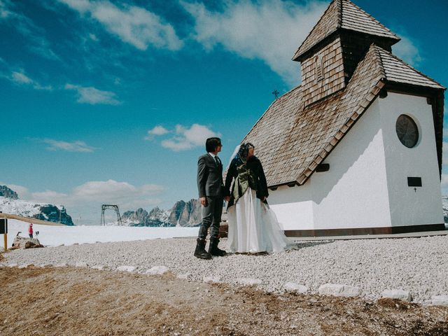 Il matrimonio di Steve e Claire a Corvara in Badia- Corvara, Bolzano 161