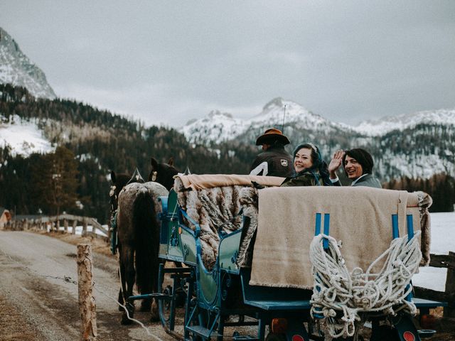 Il matrimonio di Steve e Claire a Corvara in Badia- Corvara, Bolzano 263