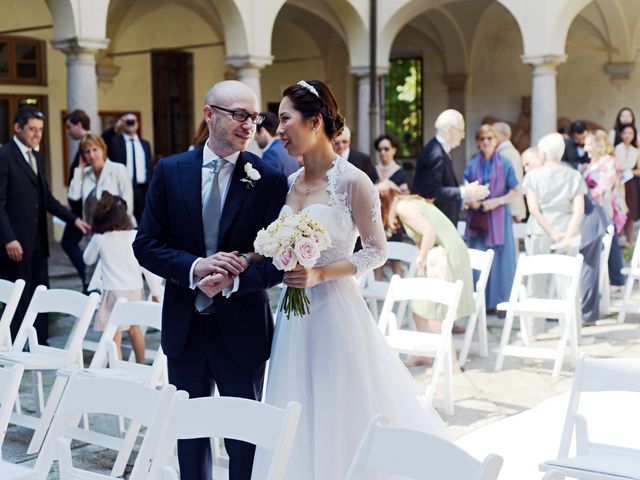 Il matrimonio di Wenting e Lorenzo a Laveno-Mombello, Varese 2