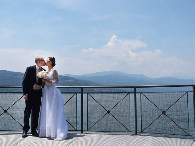 Il matrimonio di Wenting e Lorenzo a Laveno-Mombello, Varese 13