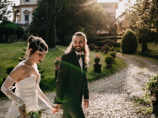 Il matrimonio di Marco e Clarissa a Borgo San Lorenzo, Firenze 124