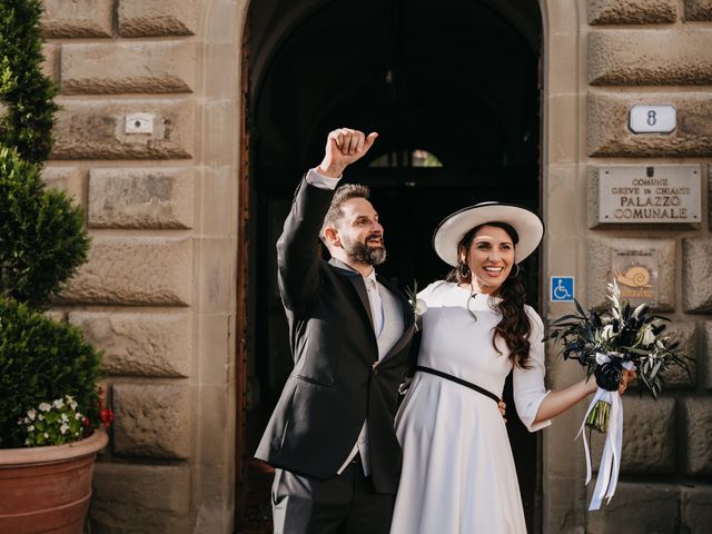 Il matrimonio di Marco e Ambra a Greve in Chianti, Firenze 114