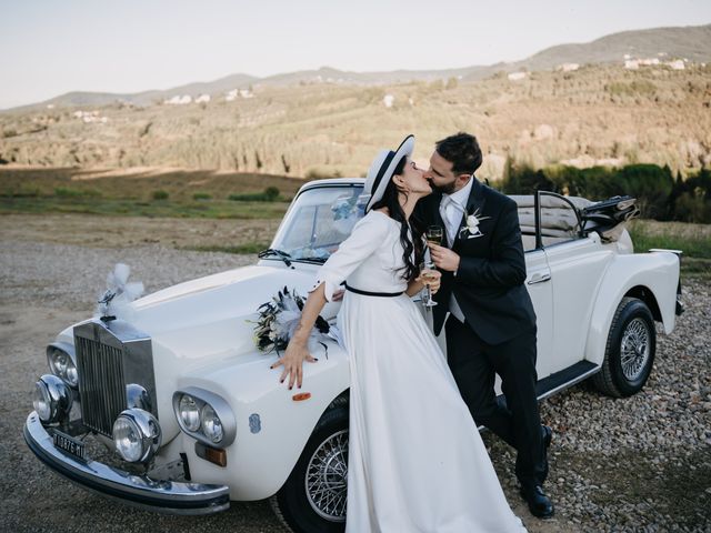 Il matrimonio di Marco e Ambra a Greve in Chianti, Firenze 173