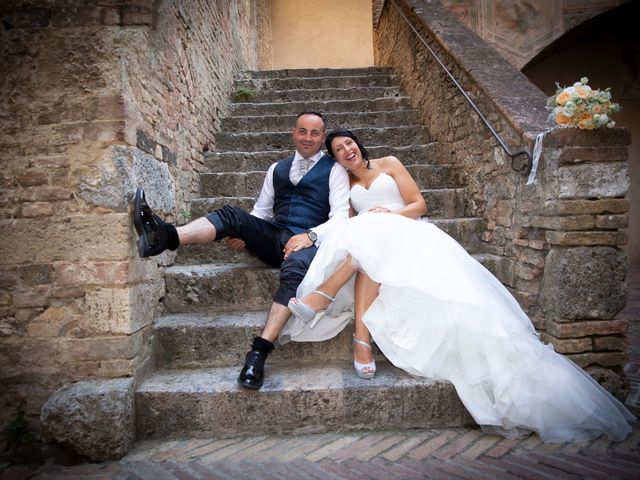 Il matrimonio di Massimiliano e Romina a San Gimignano, Siena 1