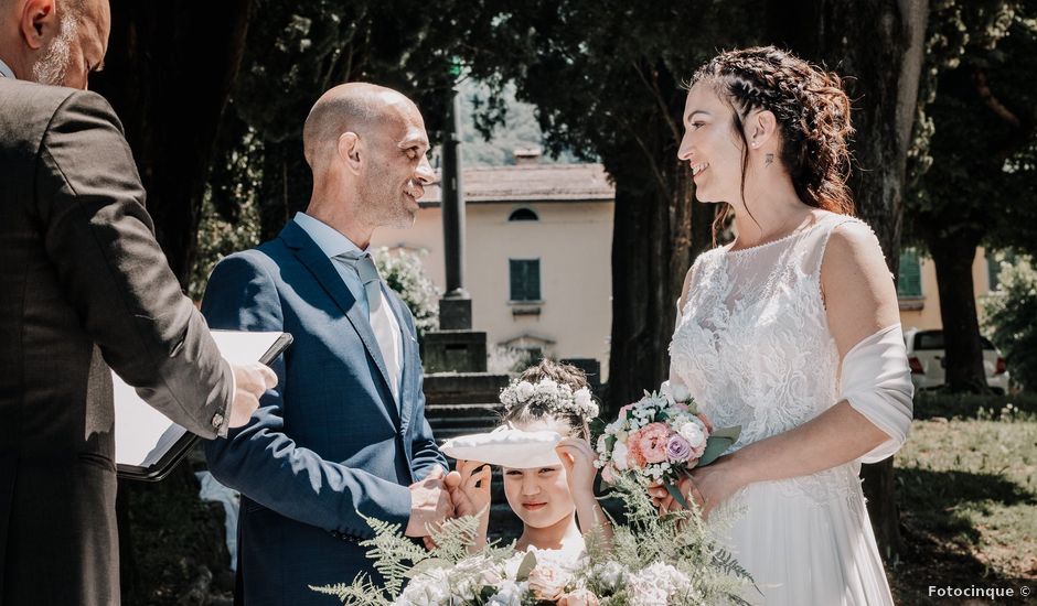 Il matrimonio di Claudia e Ernesto a Lierna, Lecco