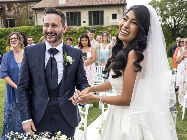 Il matrimonio di Diego e Patricia a Cazzago San Martino, Brescia 50