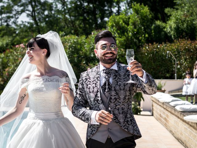 Il matrimonio di Alessio e Chiara a Rosora, Ancona 42