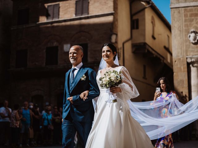 Il matrimonio di Miriam e Nicola a Pienza, Siena 30