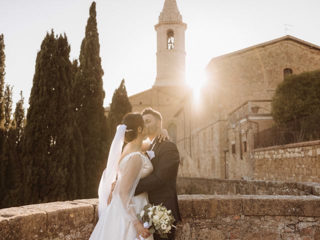 Il matrimonio di Miriam e Nicola a Pienza, Siena 74