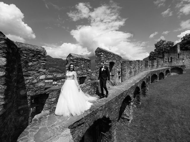Il matrimonio di Mattia e Beatrice a Bellinzona, Ticino 24
