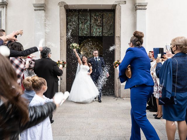 Il matrimonio di Simone e Serafina a Zibido San Giacomo, Milano 11