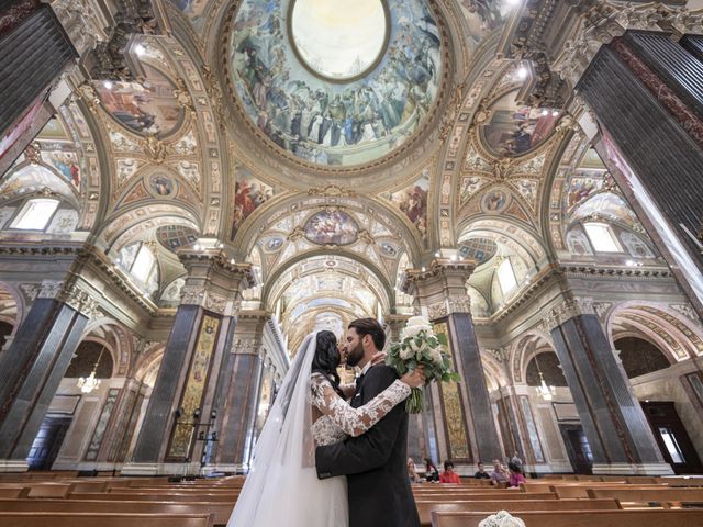 Il matrimonio di Carmen e Niccolò a Pompei, Napoli 44