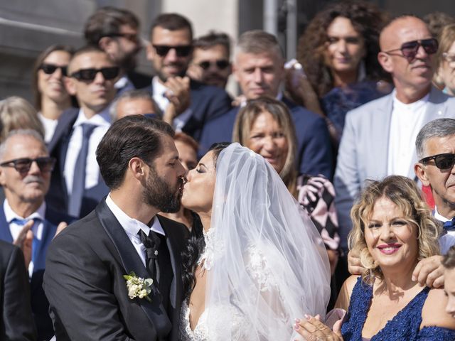 Il matrimonio di Carmen e Niccolò a Pompei, Napoli 49