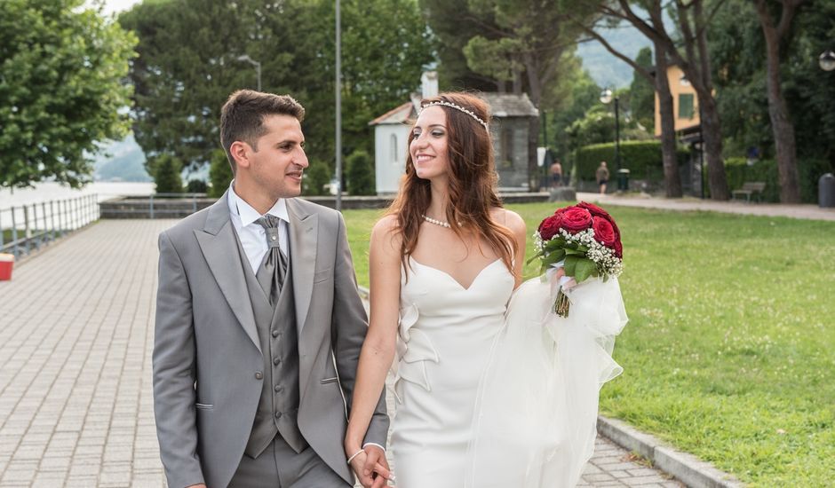 Il matrimonio di Abdellatif Choukrad e Simona Pau a Gravedona, Como