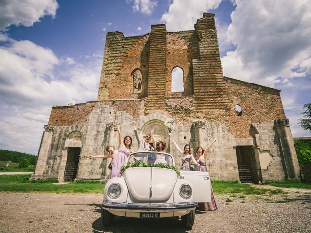 Il matrimonio di Gareth e Martina a Chiusdino, Siena 47