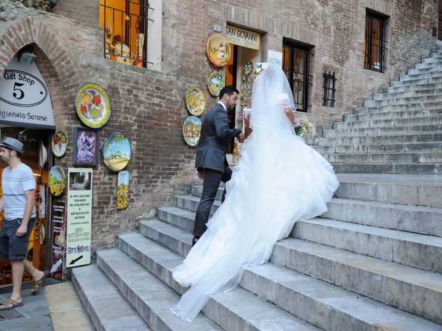 Il matrimonio di Monica e Alessio a Monteriggioni, Siena 73