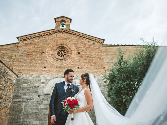 Il matrimonio di Federica e Andi a San Gimignano, Siena 43