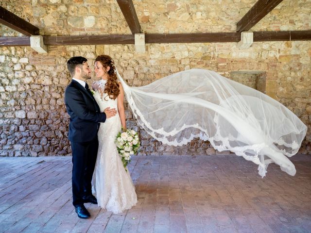 Il matrimonio di Flavio e Rossella a Monteriggioni, Siena 31