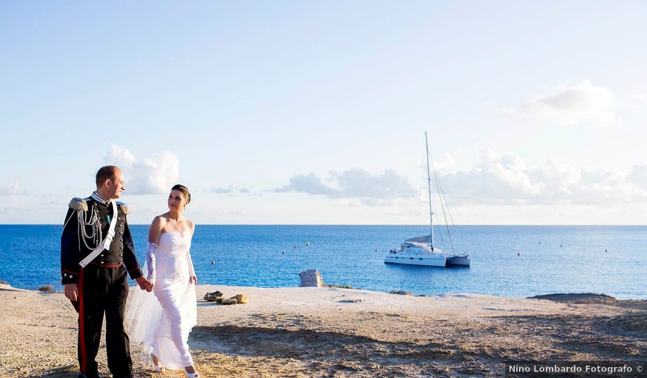 Il matrimonio di Silvio e Vincenza a Favignana, Trapani