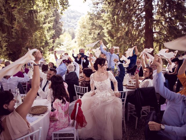 Il matrimonio di Filippo e Elisa a Civenna, Como 48