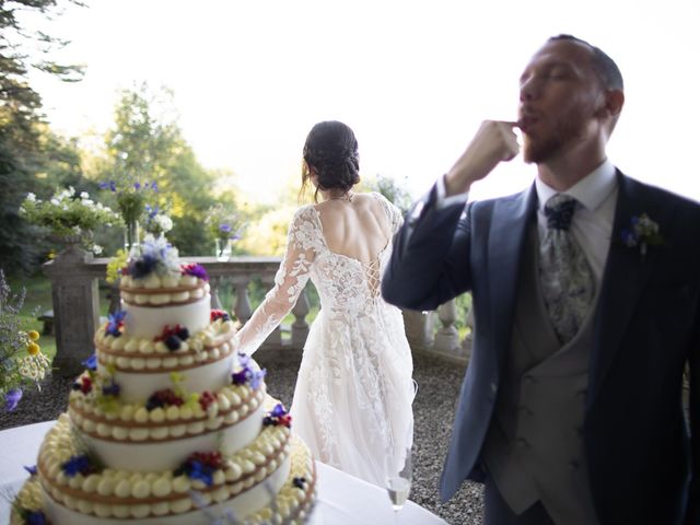 Il matrimonio di Filippo e Elisa a Civenna, Como 56