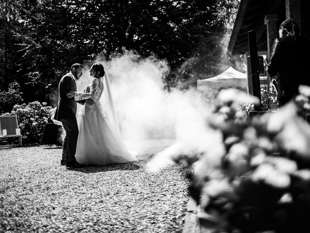Il matrimonio di Filippo e Elisa a Civenna, Como 40