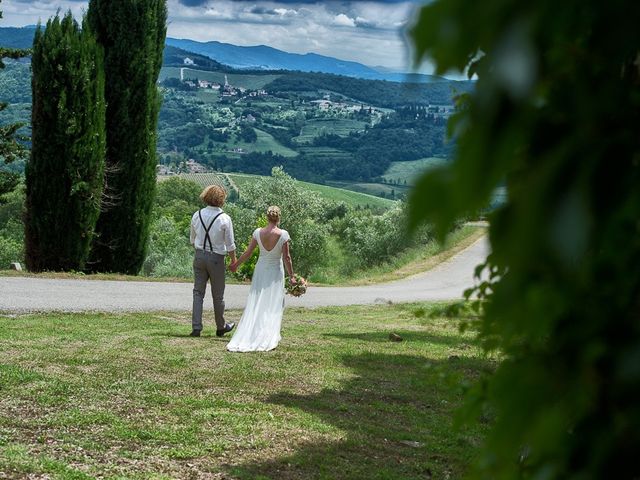 Il matrimonio di Robbin e Giulia a Radda in Chianti, Siena 68
