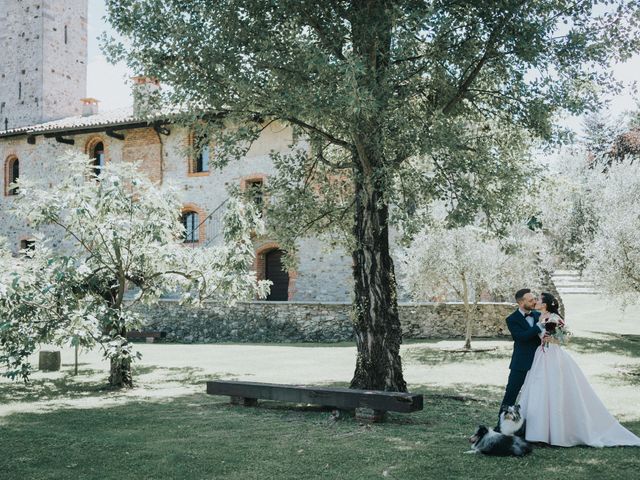 Il matrimonio di Davide e Ambra a Brunello, Varese 51