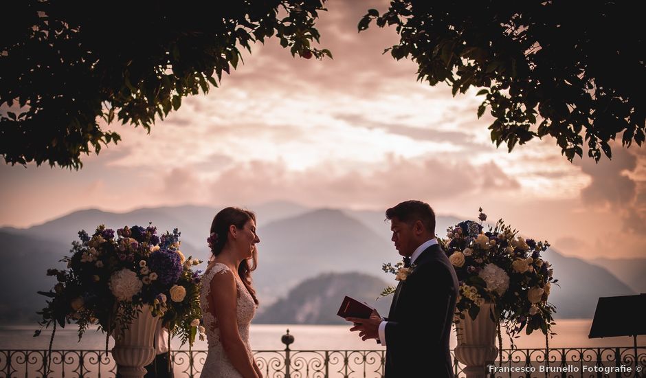 Il matrimonio di Charles e Cara a Varenna, Lecco