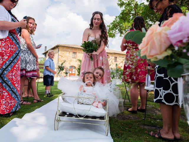 Il matrimonio di James e Alainna a Radicondoli, Siena 58