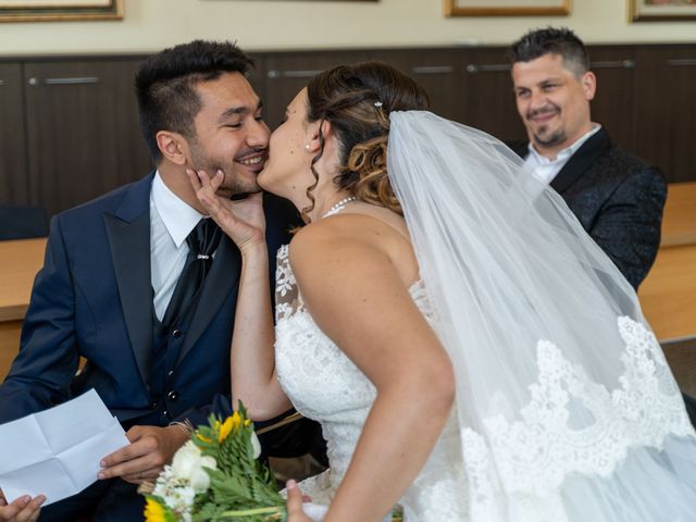 Il matrimonio di Alessandro e Francesca a Porto Ceresio, Varese 15