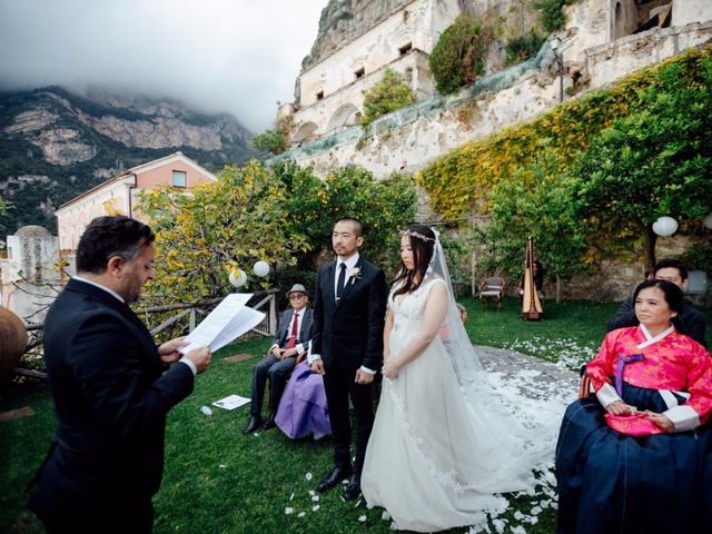 Il matrimonio di Tae-Sik e Eunhee a Positano, Salerno 37