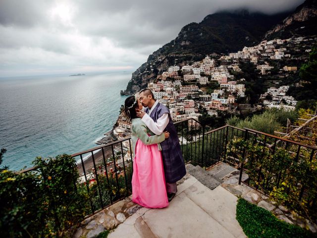 Il matrimonio di Tae-Sik e Eunhee a Positano, Salerno 52