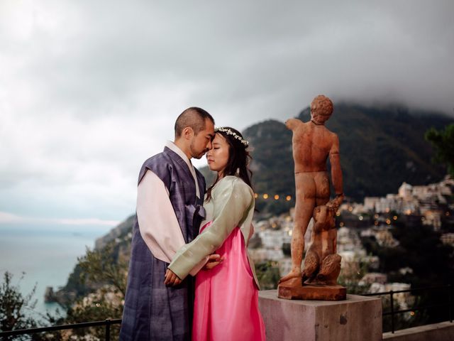 Il matrimonio di Tae-Sik e Eunhee a Positano, Salerno 53