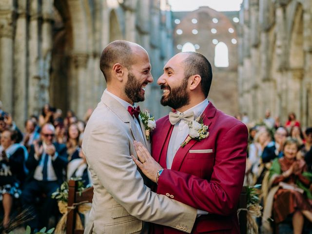 Il matrimonio di Simone e Valerio a Chiusdino, Siena 30