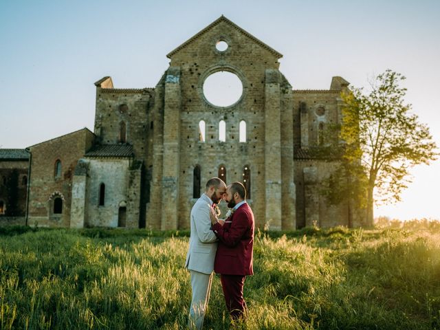 Il matrimonio di Simone e Valerio a Chiusdino, Siena 40