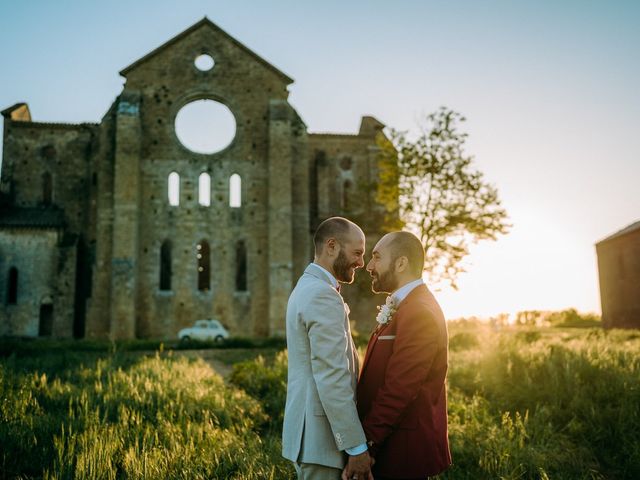 Il matrimonio di Simone e Valerio a Chiusdino, Siena 41