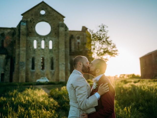 Il matrimonio di Simone e Valerio a Chiusdino, Siena 42