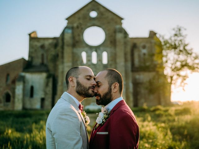 Il matrimonio di Simone e Valerio a Chiusdino, Siena 1