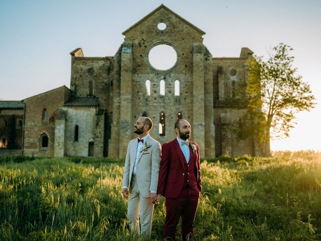 Il matrimonio di Simone e Valerio a Chiusdino, Siena 43